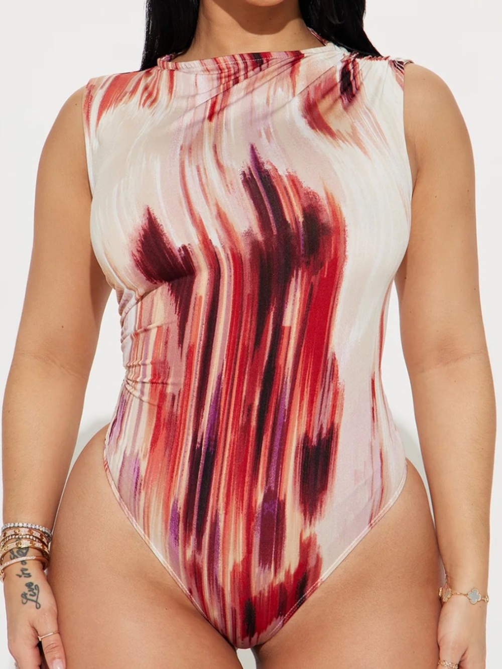Natalie's Ruched Bodysuit